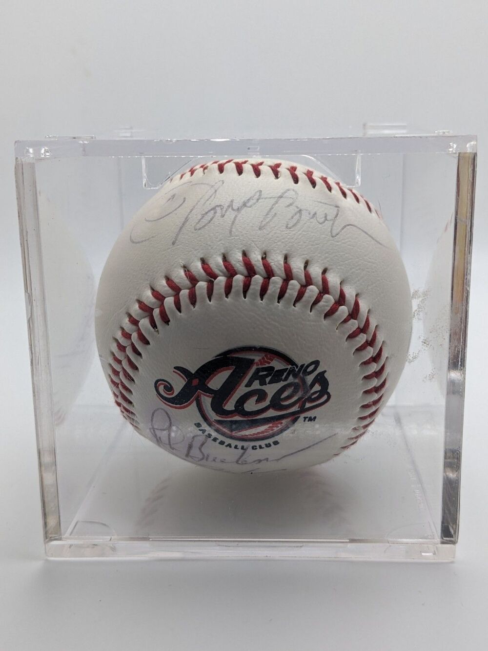 Reno Aces Baseball Club Autographed Signed Clean Ball & Louisville Slugger Glove
